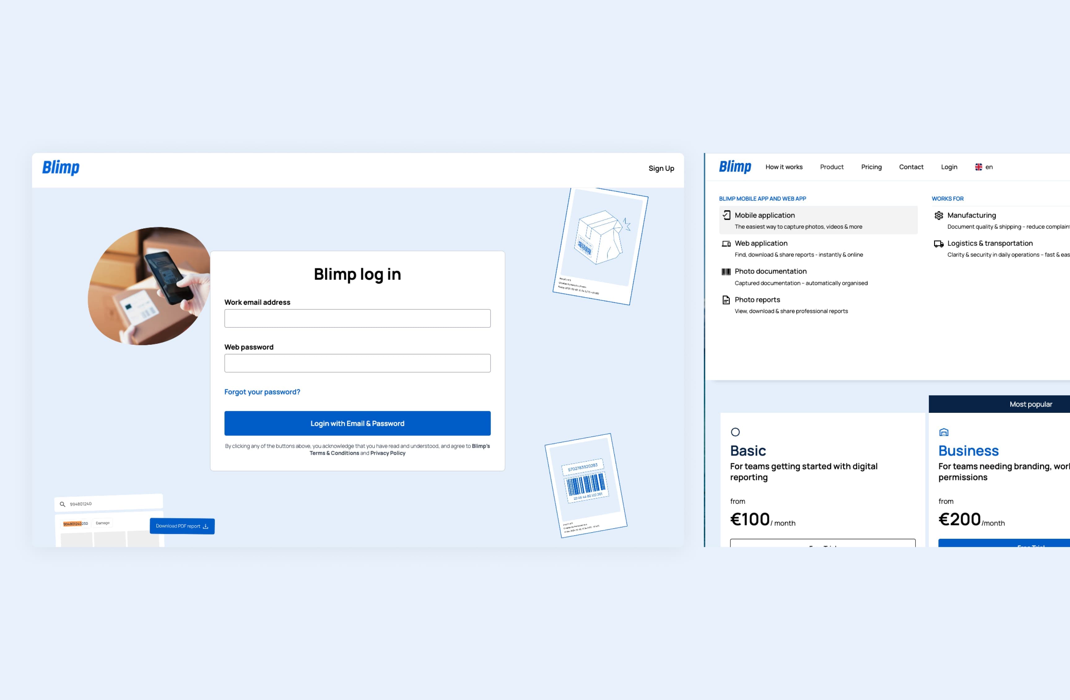 Blimp app screen 6